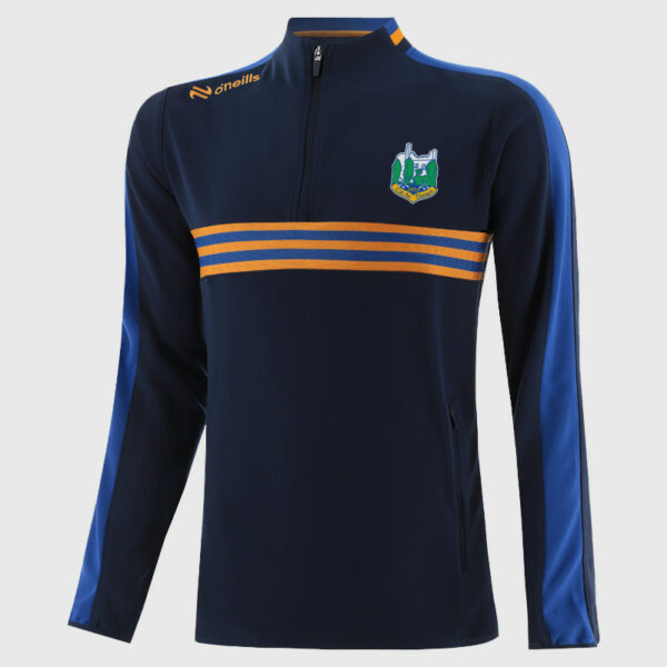 O'Neills Kiladangan GAA Dromore Half Zip Top Marine/Royal/Amber (Kids/Adults)