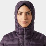 Helly Hansen Verglas Down Hybrid Hooded Jacket 2.0 Smoked Purple (Women's) - Image 3
