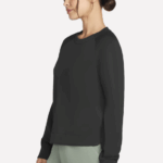 Skechers SKECHLUXE Elevate Crewneck Sweatshirt Top  Black (Women's) - Image 2