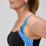 Speedo Shaping Printed Luna Lustre Swimsuit   Indigo Glow (Women's) - Image 3