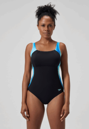 Speedo Shaping Printed Luna Lustre Swimsuit  Artic Glass (Women's)