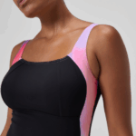 Speedo Shaping Printed Luna Lustre Swimsuit  Neon Violet (Women's) - Image 3