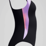 Speedo Shaping Printed Luna Lustre Swimsuit  Neon Violet (Women's) - Image 5