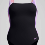 Speedo Shaping Printed Luna Lustre Swimsuit  Neon Violet (Women's) - Image 6