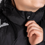 Kilruane MacDonaghs GAA O’Neills   Eclipse Hooded Padded Jacket  Black (Kid's /Adults) - Image 3