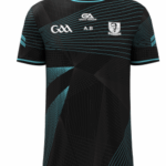 Kilruane MacDonaghs GAA Training Jersey Black/Cyan (Kids/Adults) - Image 3