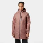 Helly Hansen Long Belfast Winder Jacket Ash Rose Pink (Women's) - Image 3