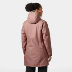 Helly Hansen Long Belfast Winder Jacket Ash Rose Pink (Women's) - Image 2