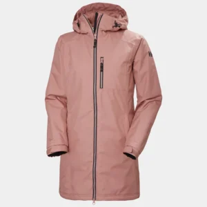 Helly Hansen Long Belfast Winder Jacket Ash Rose Pink (Women's)