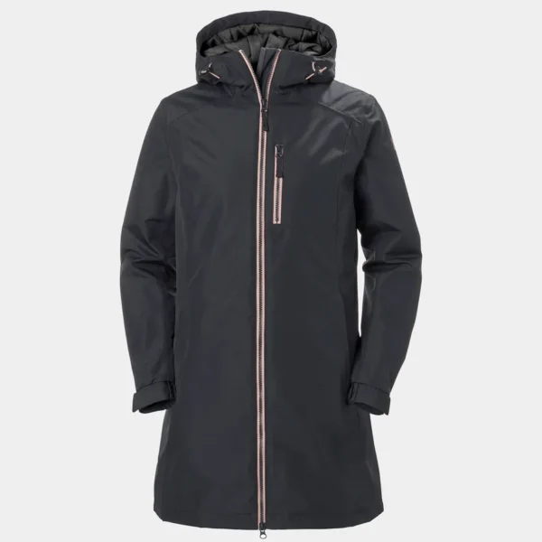 Helly Hansen Long Belfast Winder Jacket Ebony (Women's)