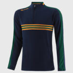 O’Neills Toomevara GAA Dromore Half Zip Top Marine/Bottle/Amber (Kids/Adults) - Image 5