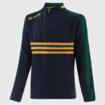 O’Neills Toomevara GAA Dromore Half Zip Top Marine/Bottle/Amber (Kids/Adults) - Image 8