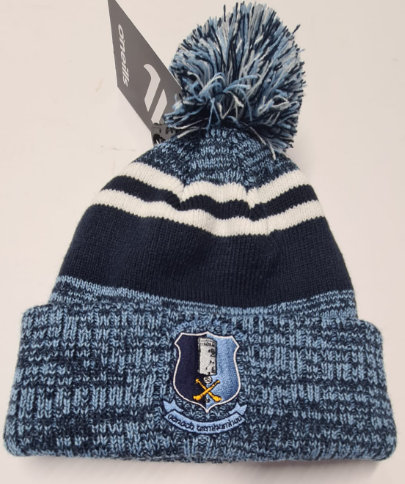 O'Neills Nenagh Éire Óg Canyon Bobble Hat Marine / Sky / White