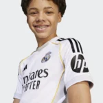 Adidas Real Madrid Home Jersey Kids   25/26 (white) - Image 4
