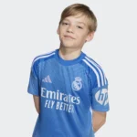Adidas Real Madrid Home Goal keeper Jersey KIDS 25/26 (Blue) - Image 4