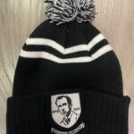  Kilruane MacDonagh's GAA Canyon Bobble Hat Black White - Image 2