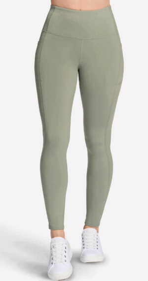Skechers GO WALK High Waist Full Length Legging Olive (Women’s)