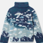 Columbia Helvetia™ II Sherpa Half Snap Printed Fleece  Crushed Blue (Kids) - Image 2