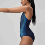 Speedo Swimsuit Digital Printed Medalist  Lagoon Blue (Women's) - Image 5