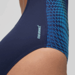 Speedo Swimsuit Digital Printed Medalist  Lagoon Blue (Women's) - Image 4