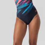 Speedo Swimsuit Digital Printed Medalist  True Navy (Women's) - Image 4