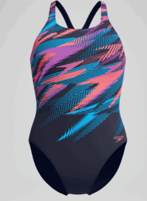 Speedo Swimsuit Digital Printed Medalist  True Navy (Women's)