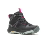 Merrell Siren 3 Mid Gore Tex Hiking / Walking Boot (Black / Pink) Women's) - Image 3