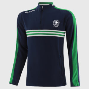 O'Neills Templederry GAA Dromore Half Zip Top Marine/Emerald/White (Kids/Adults)