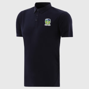O'Neills Burgess GAA Jenson Polo Shirt Marine Navy (Men's)