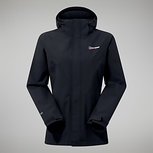 Berghaus Hillwalker InterActive Shell Water Proof Gortex Jacket | Black (Womens)