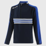 O’Neills Silvermines GAA Dromore Half Zip Top Marine/Royal/White  (Kids/Adults) - Image 2