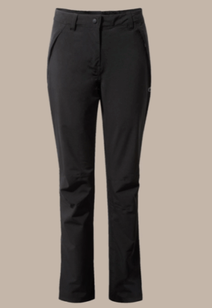 Craghoppers Airedale II Waterproof  Walking Pant / Trousers | Black  Long Length (Woman's)