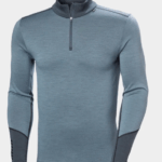 Helly Hansen LIFA® Merino Midweight Half-Zip Base Layer Washed Denim (Men's) - Image 2