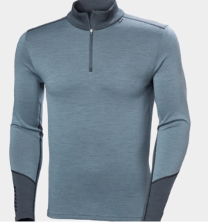 Helly Hansen LIFA® Merino Midweight Half-Zip Base Layer Washed Denim (Men's)