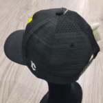 Toomevara GAA Club Baseball Peak Cap Black/Grey (Adults) - Image 2