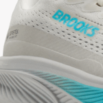 Brooks Ghost 17 GTX Gore Tex Water Proof Running Shoe  Coconut/Oyster/Blue (Women's) - Image 7