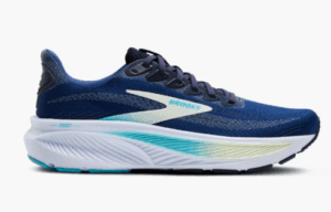 Brooks Ghost 17 Wide FIT Running Shoe Navy Green Turquoise  (Women’s)