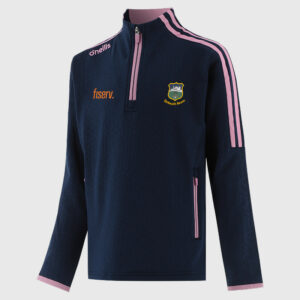 Tipperary GAA O’Neill’s Hydra 184 Brush Half Zip Top  Navy Pink (Kids/Adults)
