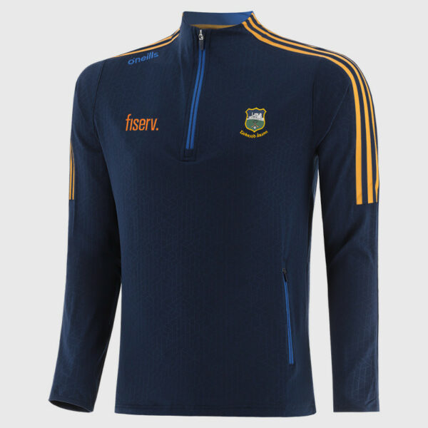 Tipperary GAA O’Neill’s Hydra 184 Brush Half Zip Top Marine Royal Amber   (Kids/Adults)
