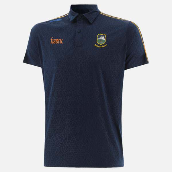 O’Neills Tipperary GAA Men's Hydra Polo Shirt Marine Royal Amber (Men's)