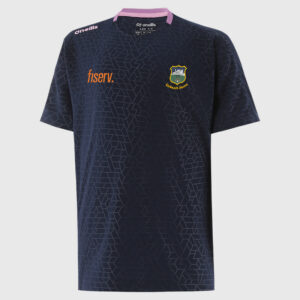 O'Neills Tipperary GAA Hydra T-Shirt Marine Navy / Pink (Adults/Kids)
