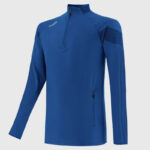 O'Neills Tipperary GAA Tour Brushed Half Zip Top Royal Blue (Adults / Kids) - Image 3