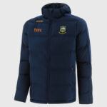 O’Neills Tipperary GAA Hydra Padded Hooded Padded Jacket Marine/Royal/Amber (Adults Kids) - Image 2