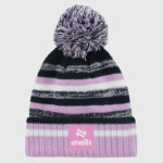 O'Neills Tipperary GAA HYDRA Knitted Bobble Hat Marine/Pink/White (Kids/Adults) - Image 2