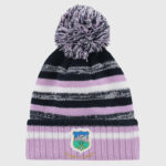 O'Neills Tipperary GAA HYDRA Knitted Bobble Hat Marine/Pink/White (Kids/Adults) - Image 3