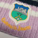 O'Neills Tipperary GAA HYDRA Knitted Bobble Hat Marine/Pink/White (Kids/Adults) - Image 5