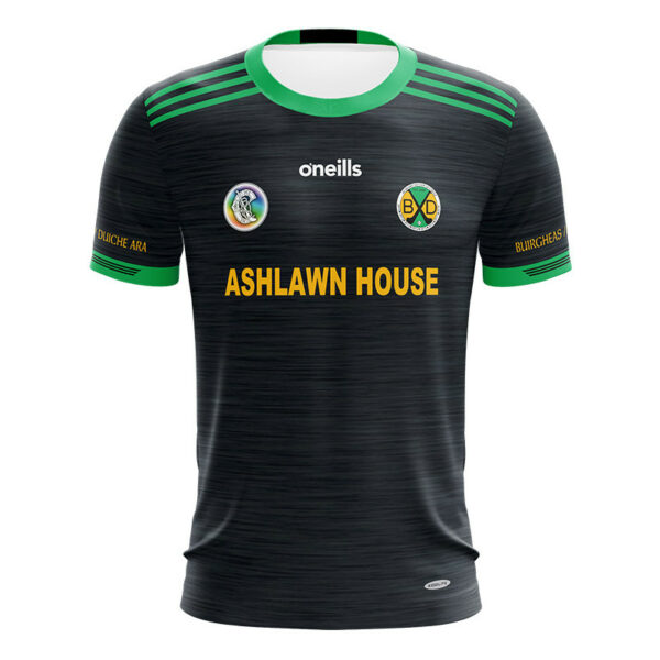 Burgess Duharra Camogie O’Neill’s Match Jersey Mel Tonal Black / Emerald / White