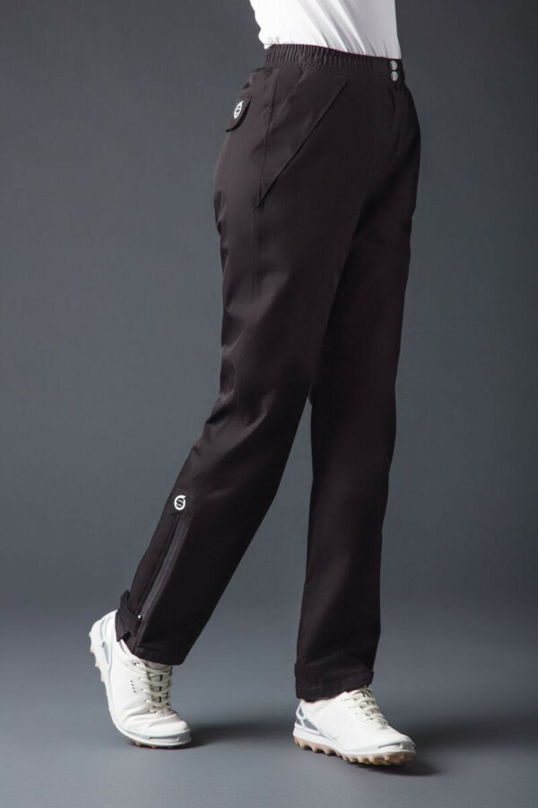 Sunderland Montana Waterproof Golf Trousers Black - Long Leg Length (Women's)