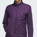 adidas Ultimate365 Quilted Full-Zip Jacket Aurora Plum (Women's) - Image 4