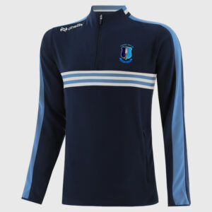 O'Neills  Nenagh Éire Óg GAA Dromore Half Zip Top Marine  Sky White (Kids Adults)